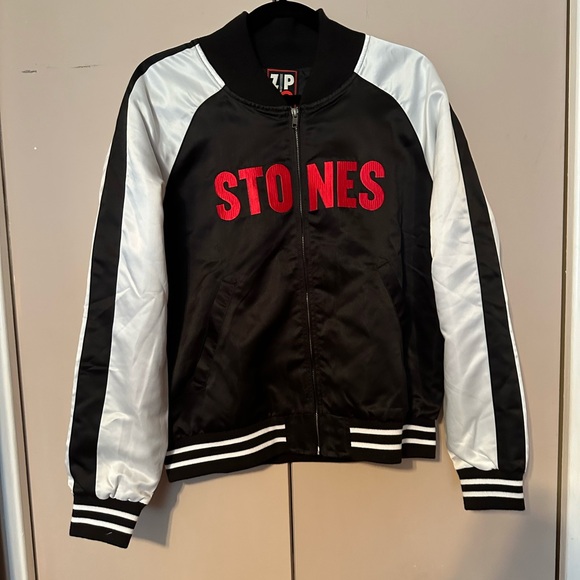 The Rolling Stones 2015 Zip Code Baseball Jacket - Picture 2 of 8
